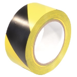Vloermarkering tape geel / zwart